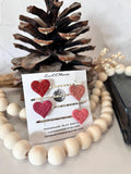 Valentine’s Day Hair Clips, Heart Bobby Pins Set, Barrettes Gift, Girl Accessories
