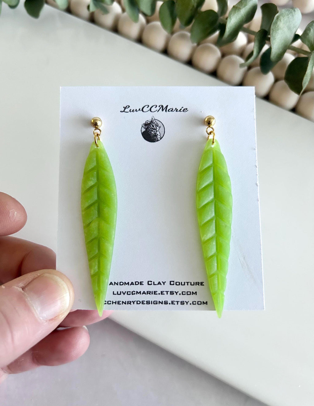 Leaf Earrings, Lime Green and Gold, Chartreuse Lightweight Dangles, Nature Jewelry Gift For Her