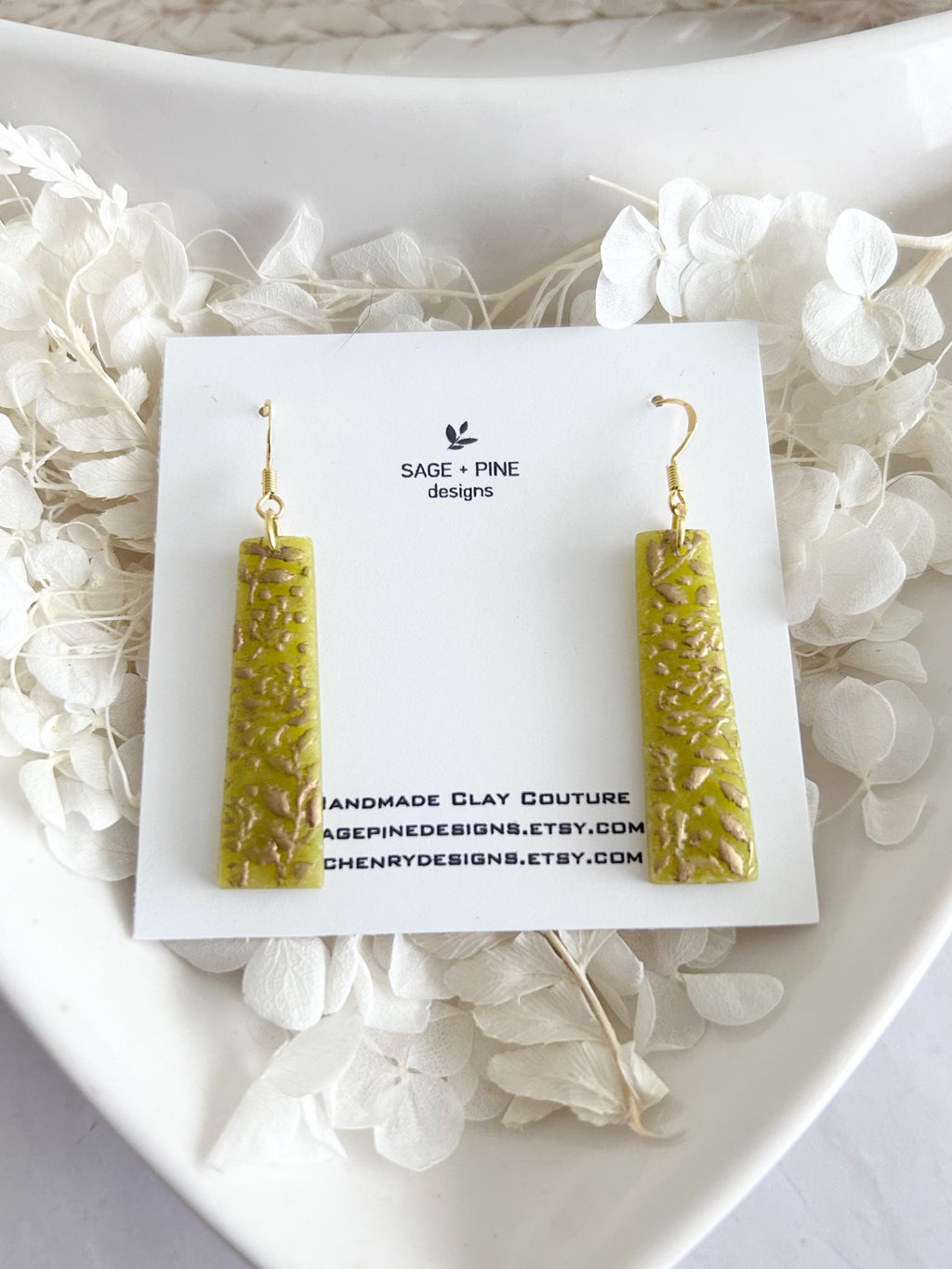 Gold Yellow Earrings, Floral Vine Rectangle Dangles, Chartreuse Citrus Green Drops, Delicate Leaf Fall Jewelry